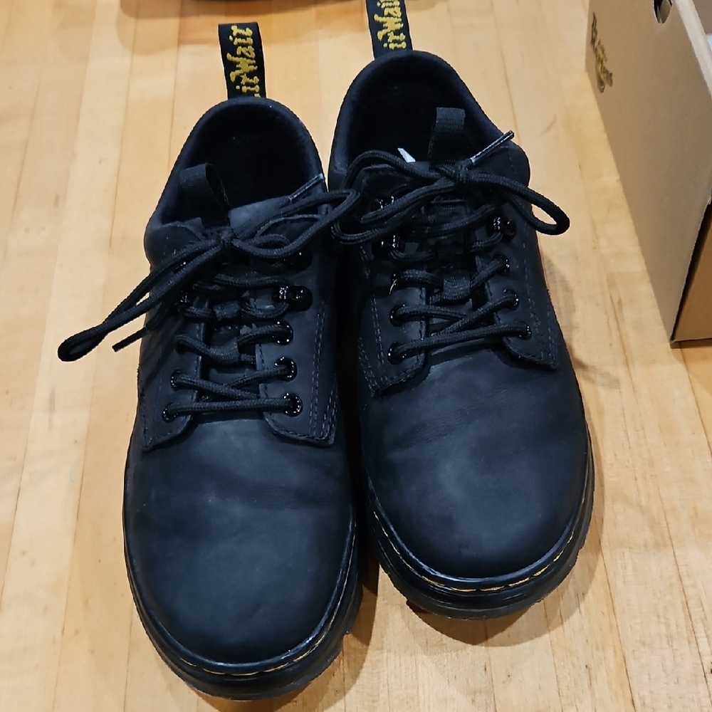 Dr. Martens Matte Black Derbys